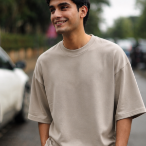 Heavyweight Drop Shoulder Tee, Sand
